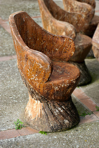 istock Chair of stone 527392159