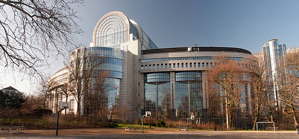 istock European Parliament building in Brussels 527392455