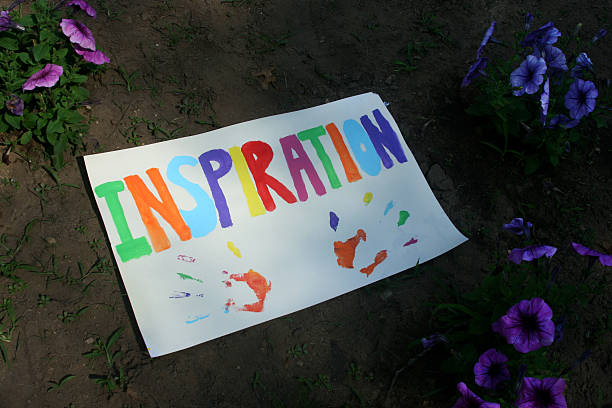 Inspiration Sign in the Garden