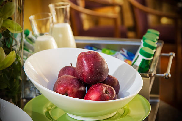 Hotel Breakfast Fruits stock photo