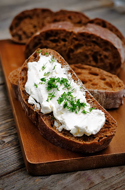 istock rye bread with cream cheese and dill 527439931