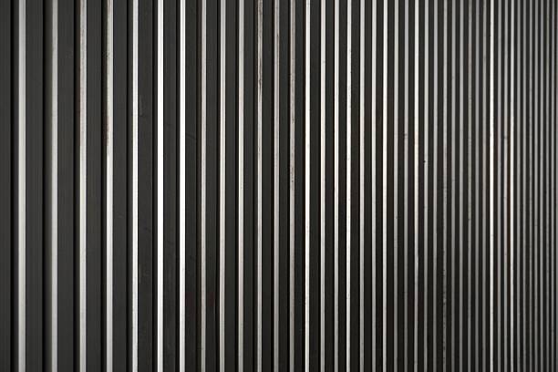 istock abstract of metal sheet in vertical line 527440389