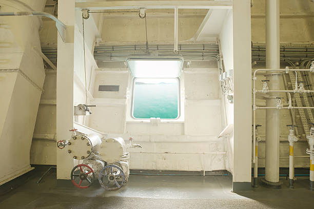 istock Grunge interior of battleship 527441433