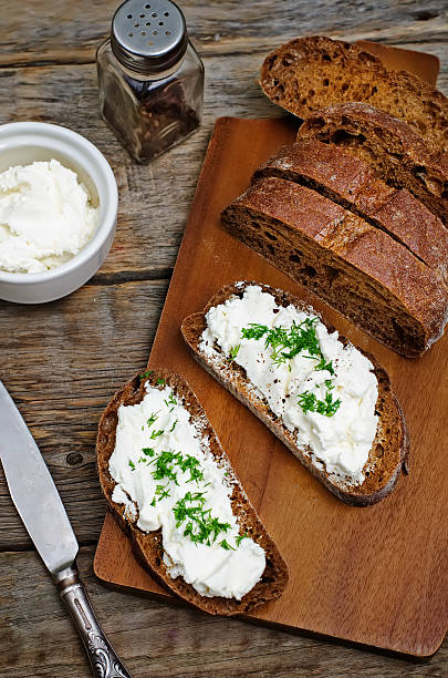 istock rye bread with cream cheese and dill 527443519