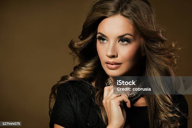 Fashion Portrait Of Beautiful Woman Stock Photo - Download Image Now - Adult, Arts Culture and Entertainment, Beautiful People