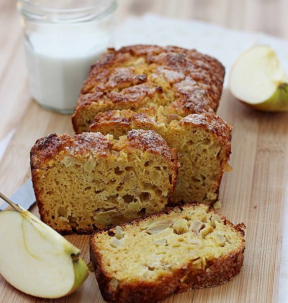 istock cake with apples and cottagecheese 527462171