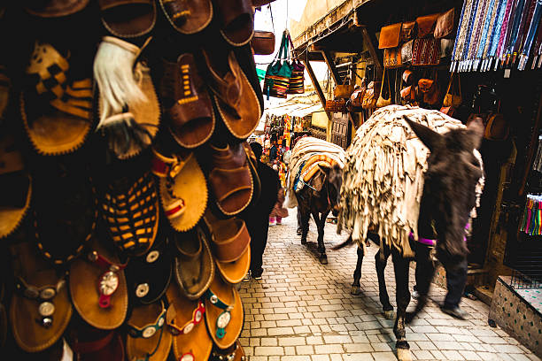 Variety of spices and herbs on Souq Muttrah , Muscat, Oman.