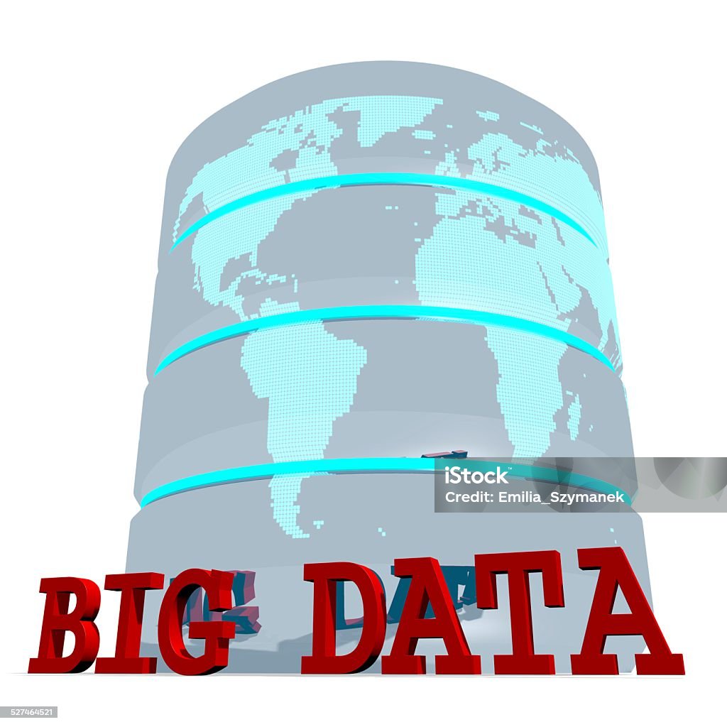 Big data Big data concept. Analyzing Stock Photo