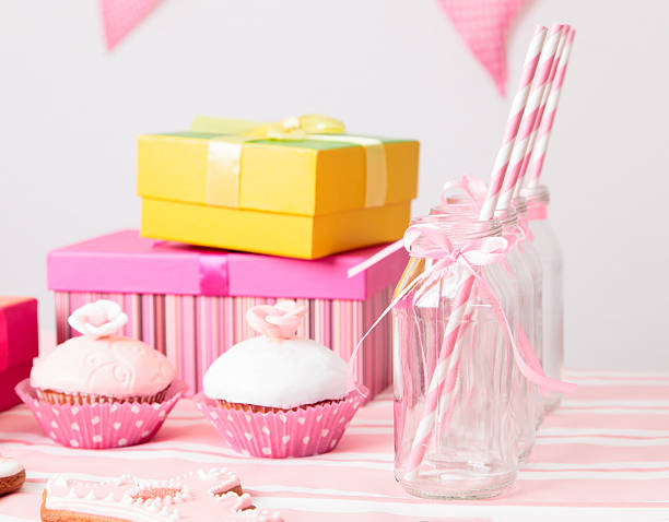 istock dessert table and presents at girls party 527469037