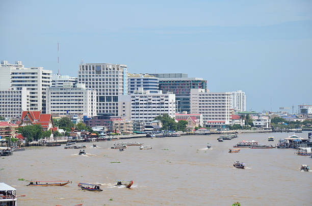 istock Viewpoint Chao Phraya River from Prang of Wat Arun ratchawararam 527469471