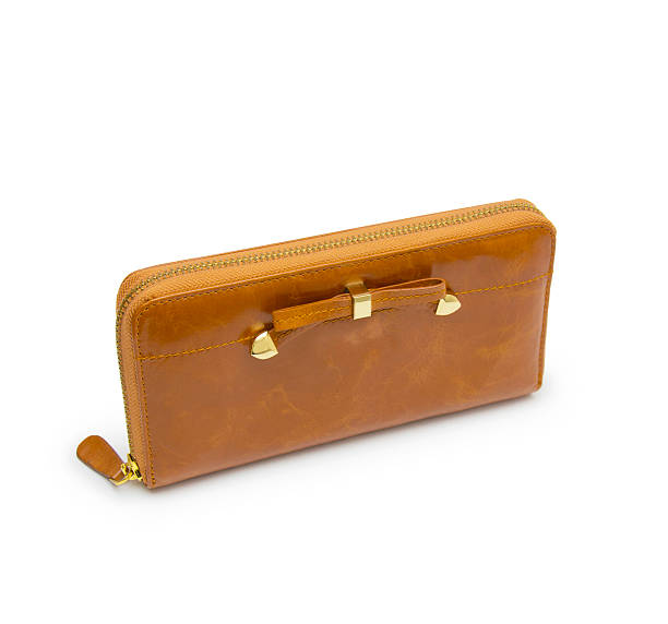 istock Woman purse (wallet) isolated on the white background 527476685