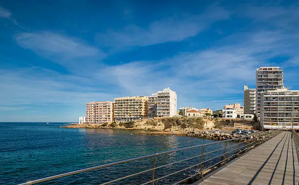 San-Antonio city at Ibiza island. Balearic islands, Spain
