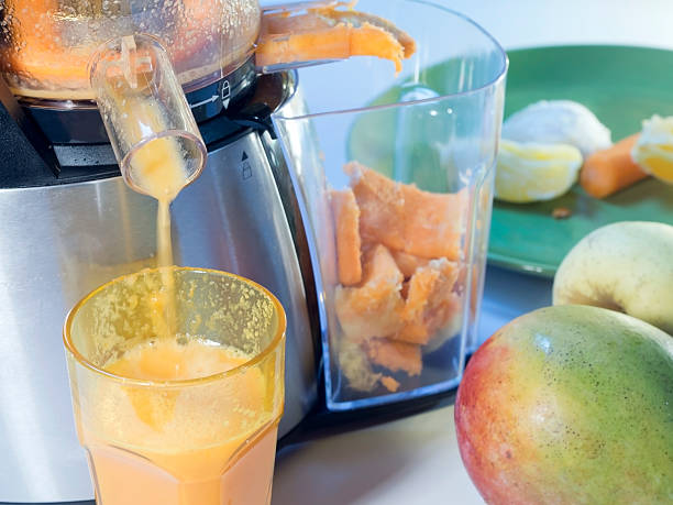 istock extractor juice low rpm in working produces   without oxidation 527477777