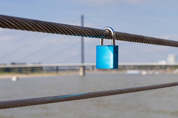 Lock of love on the bridge Lock of love on the bridge Slective Focus stock pictures, royalty-free photos & images