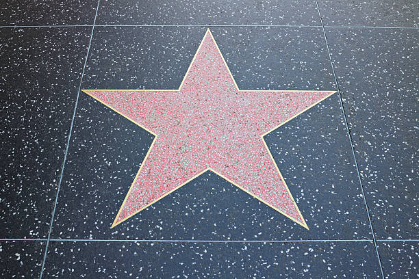 Walk Of Fame Star - Hollywood stock photo