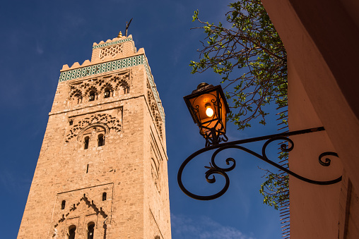 lantern in  marrakech morocco.