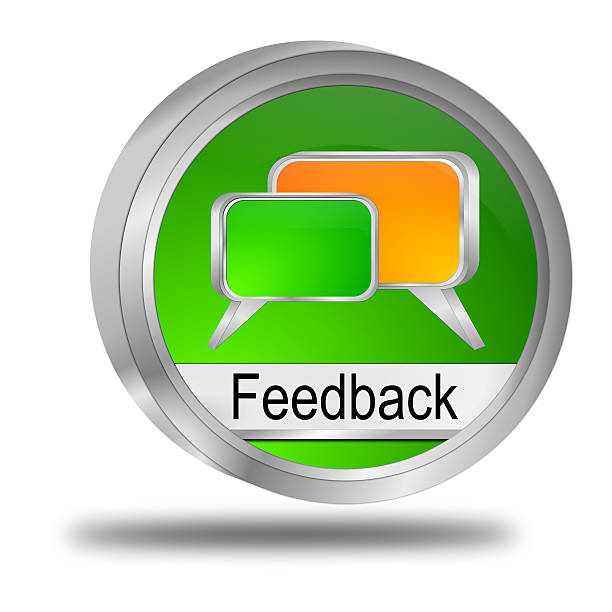 Feedback button decorative green feedback button better complaint stock illustrations