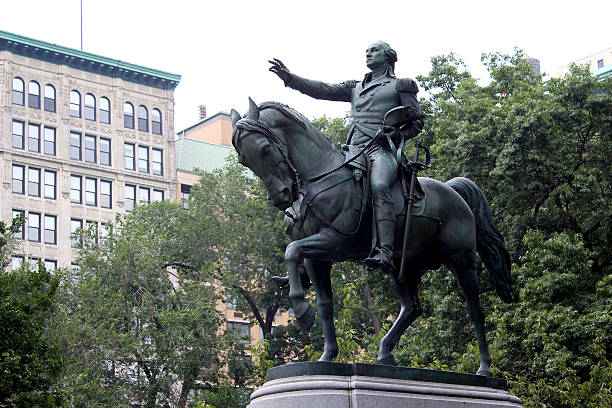 istock Equestrian statue of General George Washington 527492277