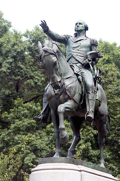 istock Equestrian statue of General George Washington 527492283