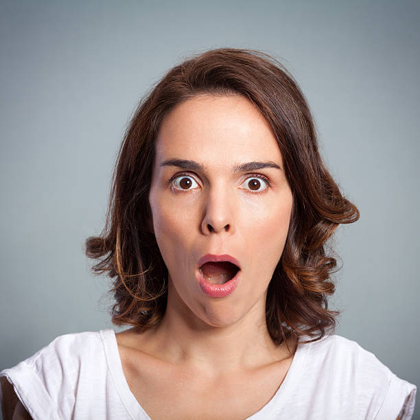 istock Woman is shocked 527492711