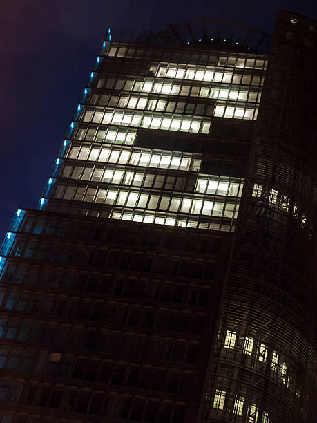 istock euro sign pattern on a bank during night 527493275