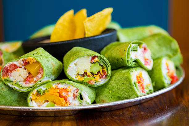 istock Gluten-Free Vegetarian Veggie Wraps 527494237