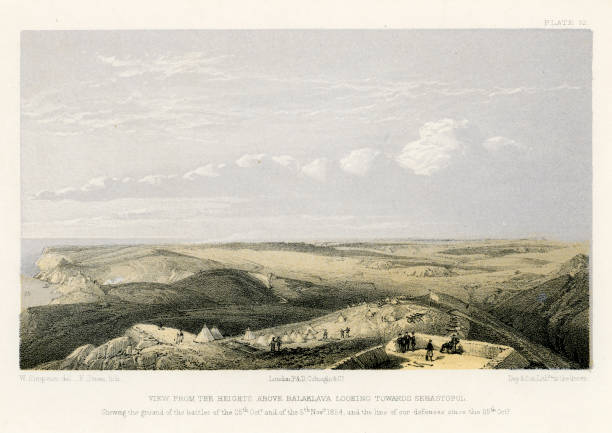 istock Crimean War - Heights above Balaklava looking towards Sebastopol 527494741