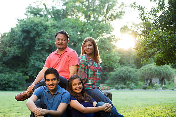 istock Happy latin family 527495625