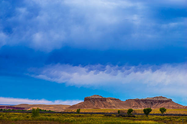 istock Blue Sky Autumn Trees in the Canyon Utah Fall Landscape 527497367