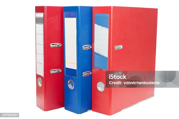 Closed ring binder file folder with label holding pocket on spine