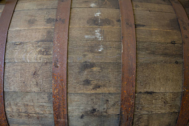 istock Whiskey Barrel Detail Texture 527516025