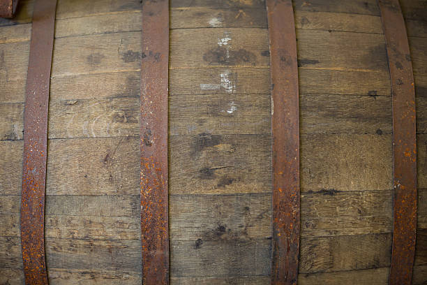 istock Whiskey Barrel Detail Texture 527516069