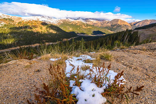 Panoramic View from the Loveland Pass Colorado