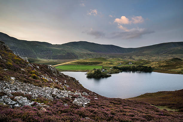 istock Stunning Summer dawn over mountain range with lake and beautiful 527517033