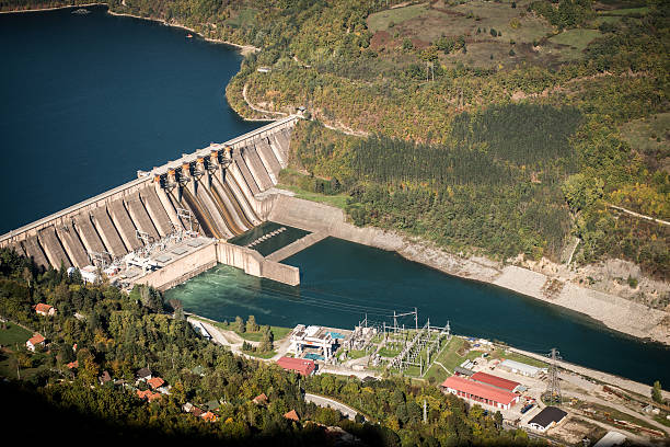 istock Hydropower plants on Drina river Serbia 527521590