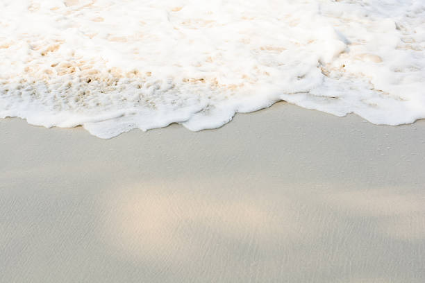 istock Wave of the sea on the sand beach 527522752