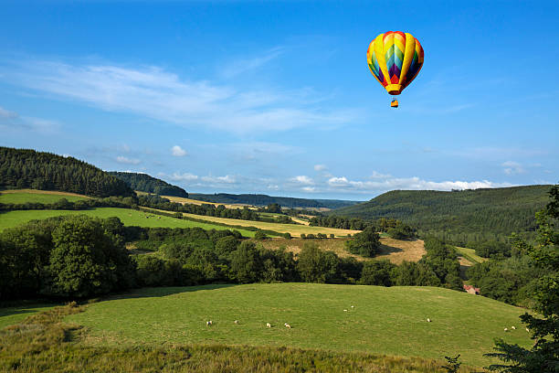 istock Hot Air Balloon - Yorkshire Dales - England 527527152