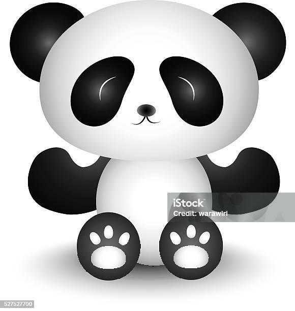 Cute Panda Cartoon Stock Illustration - Download Image Now - Animal, Animal  Body Part, Animal Hand - iStock