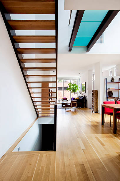 istock Interior Staircase and Contemporary architectural design. 527528336