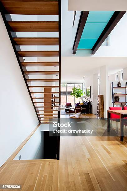 Interior Staircase And Contemporary Architectural Design Stock Photo - Download Image Now