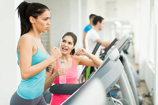 istock Young people training in the gym 527528742