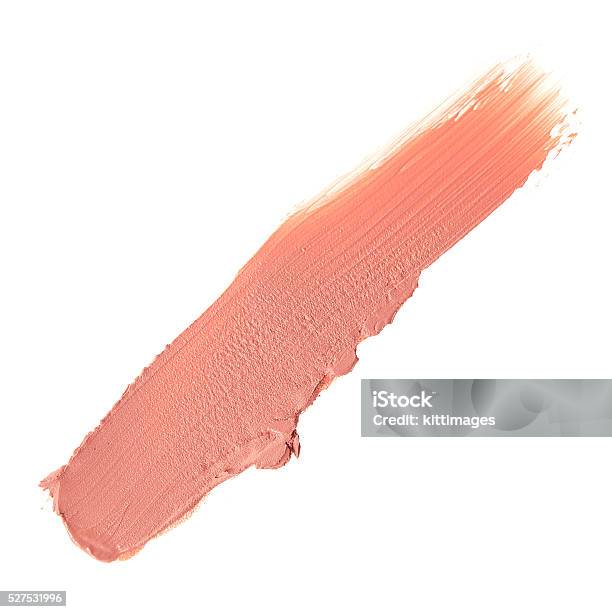 Nackt Farbe Lippenstift Schlaganfall Stockfoto und mehr Bilder von Lippenstift - Lippenstift, Schmutzig, Hautfarben