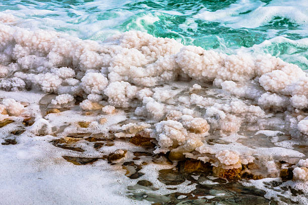Salty Bank of Dead Sea