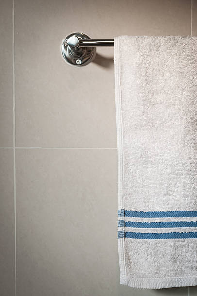 istock towel bar in the bathroom 527535684