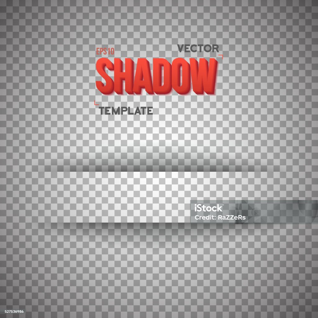 Vector Shadow Background Vector Shadow For Banner Realistic Vector Shadow Isolated On Tr Stock ...