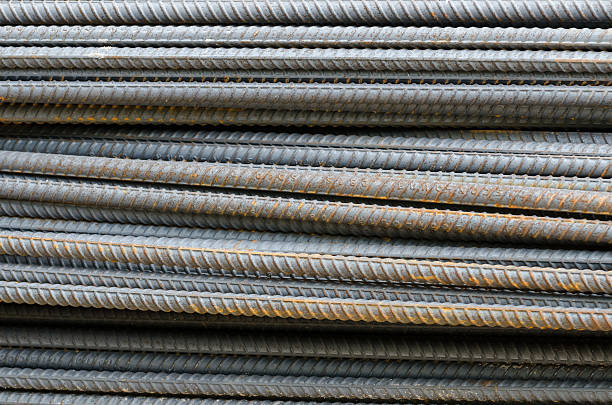 istock Bars of reinforced steel. 527549112