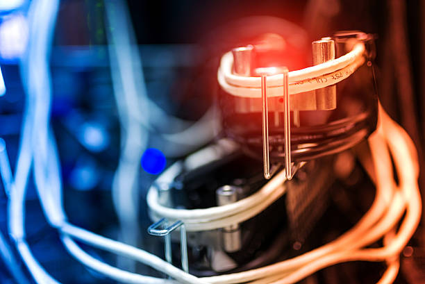 istock Storage servers in data room Domestic Room 527549184