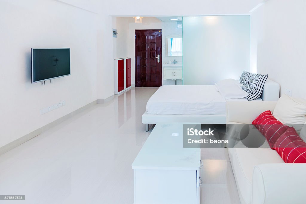 modern hotel room Interior of modern hotel room. Apartment Stock Photo