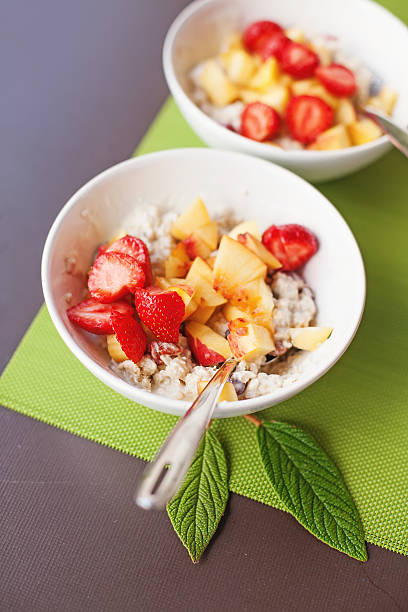 istock Two plates of musli 527553203
