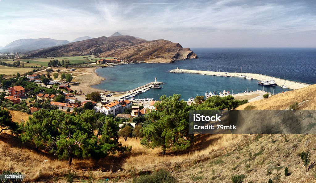 Kalekoy - Gökçeada (imroz) Kalekoy is a town in Gokceada island. Gökçeada (imroz) is largest island in Turkey. Gökçeada Stock Photo